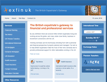 Tablet Screenshot of exfinuk.com